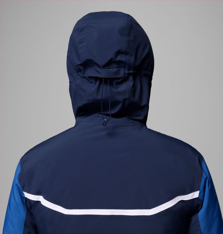 Men's Liftline Waterproof Ski Jacket, Color: Collegiate Navy, Mountain Blue, image 12