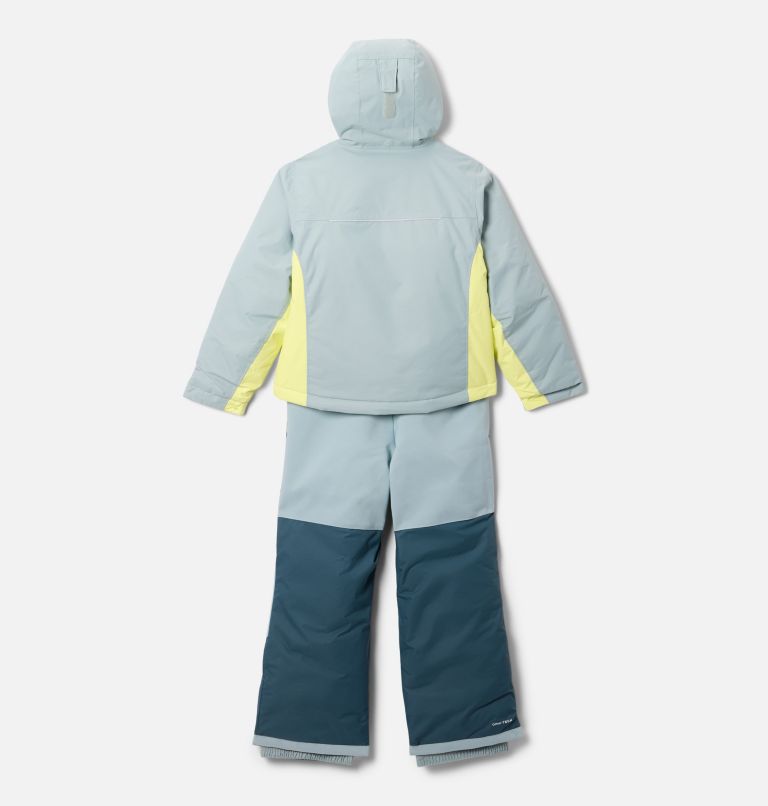 Youth Unisex Buga III Waterproof Snow Set, Color: Crushed Blue, Neon Light, Everblue, image 2