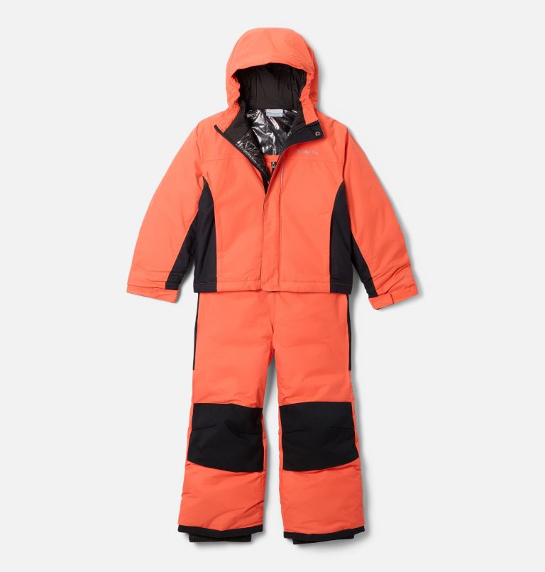 Youth Unisex Buga III Waterproof Snow Set, Color: Zing, Black, image 1