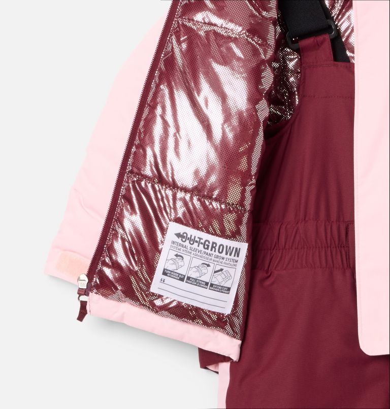 Toddler Unisex Buga III Waterproof Snow Set, Color: Satin Pink, Rich Wine, image 3