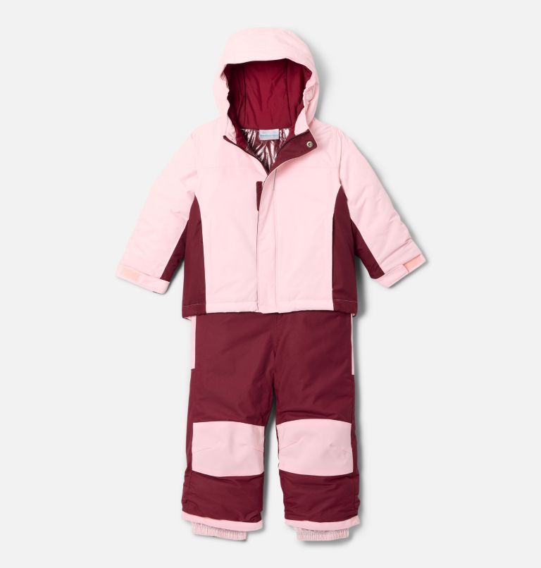 Toddler Unisex Buga III Waterproof Snow Set, Color: Satin Pink, Rich Wine, image 1