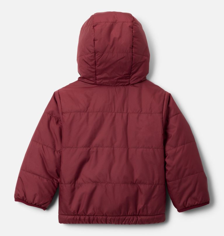 Toddler Double Trouble III Jacket, Color: Rich Wine, Pink Ice Uniflauge, image 2