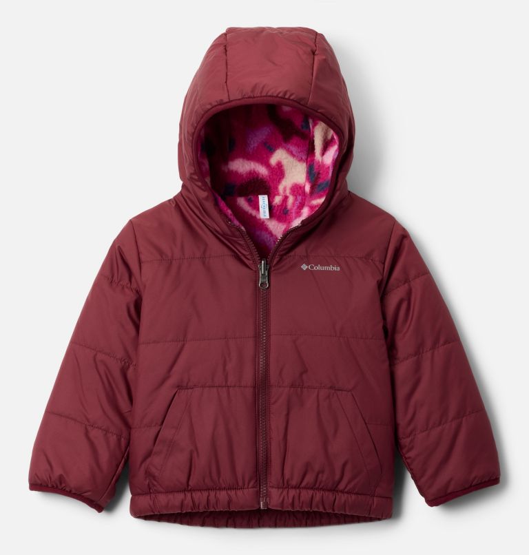 Toddler Double Trouble III Jacket, Color: Rich Wine, Pink Ice Uniflauge, image 1