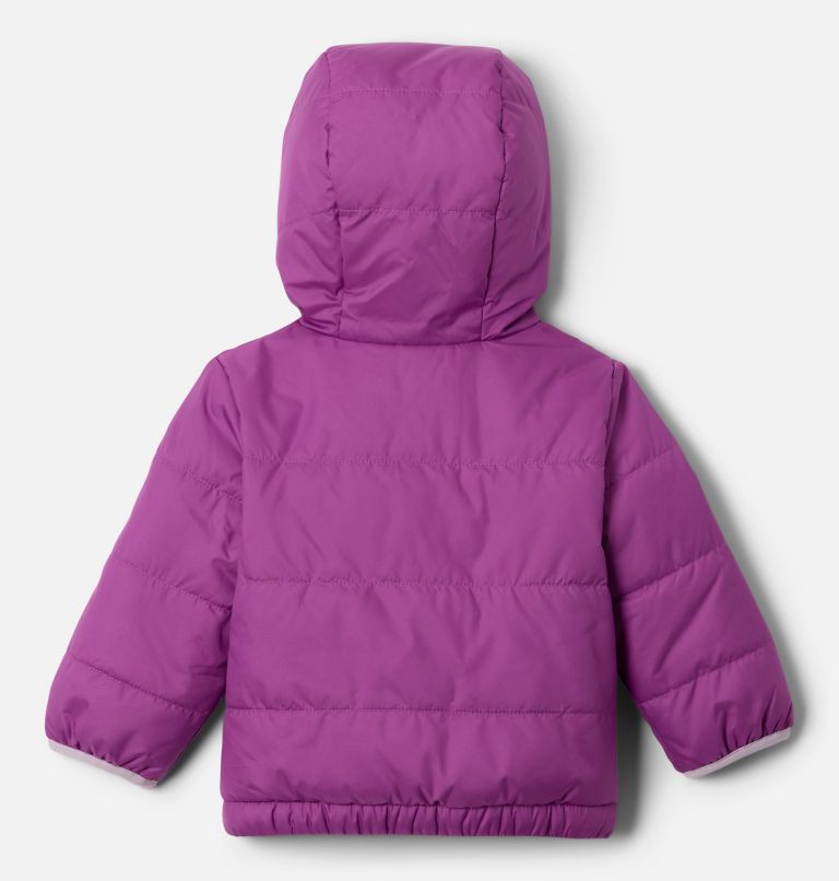 Kids' Infant Double Trouble III Jacket, Color: Razzle, Shale Purple Peaked Tonal, image 2