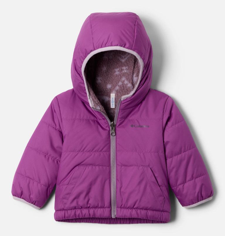 Kids' Infant Double Trouble III Jacket, Color: Razzle, Shale Purple Peaked Tonal, image 1