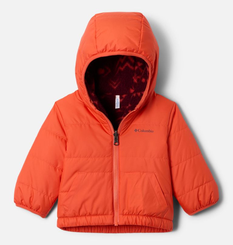 Kids' Infant Double Trouble III Jacket, Color: Zing, Zing Peaked Tonal, image 1