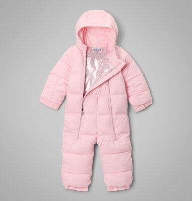 Toddler Pike Lake Hooded Insulated Suit, Color: Satin Pink, image 1