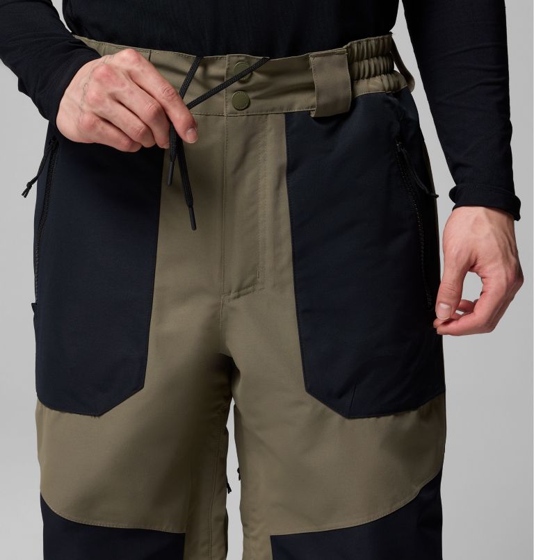 Men's Coreshot Pants, Color: Stone Green, Black, image 6