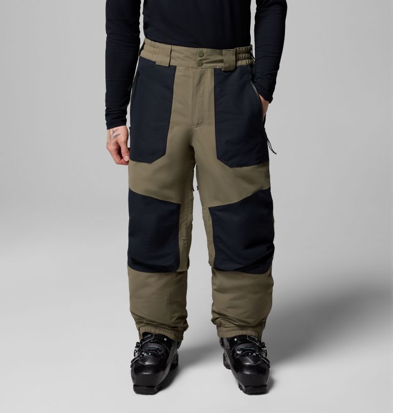 Men's Coreshot Pants, Color: Stone Green, Black, image 1