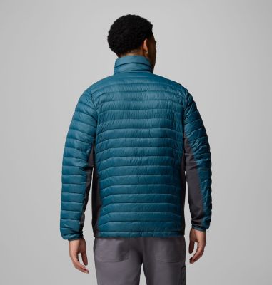 Powder Pass Hybrid isolierte Puffer Jacke für Männer, Color: Everblue, Shark, image 15