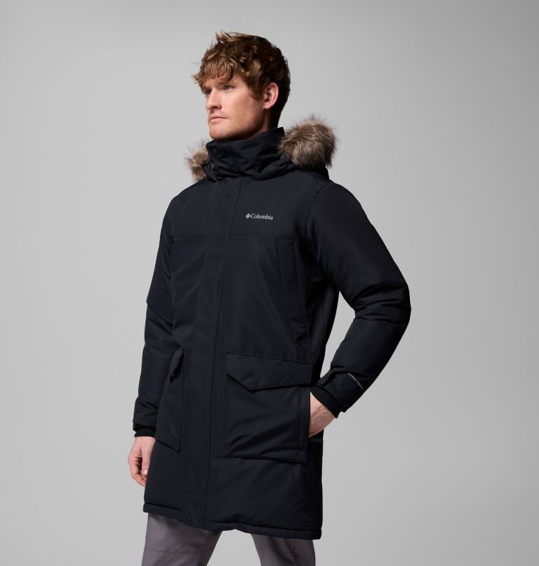 Men's Cape Ridge Waterproof Down Parka, Color: Black, image 4