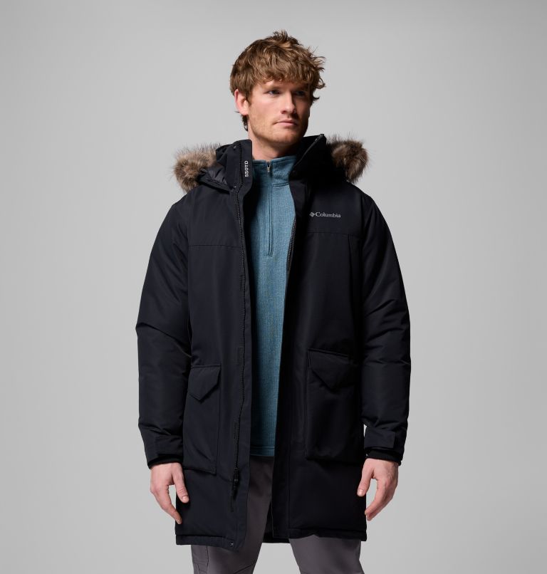 Men's Cape Ridge Waterproof Down Parka, Color: Black, image 5