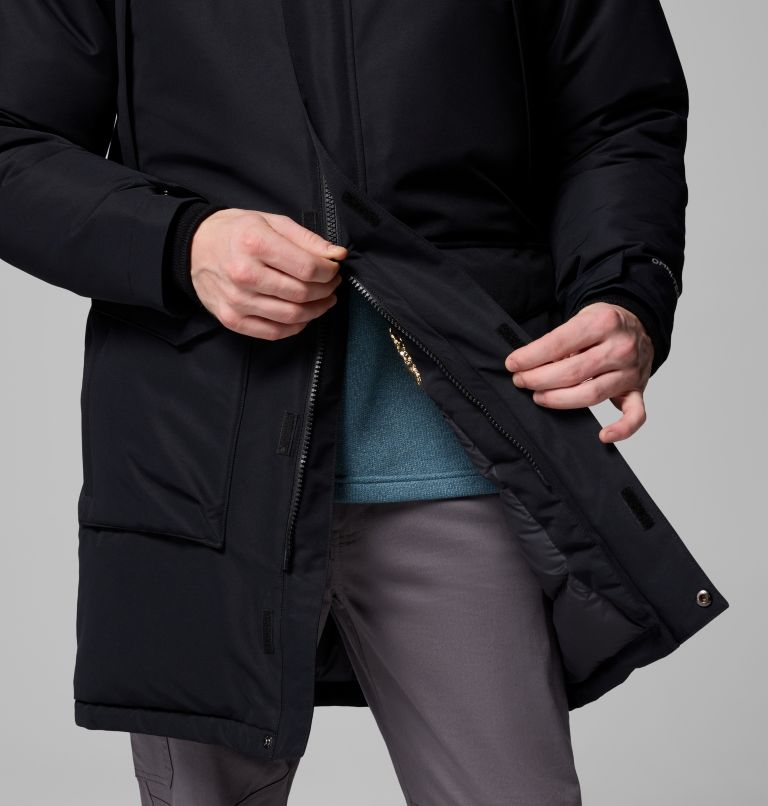 Men's Cape Ridge Waterproof Down Parka, Color: Black, image 10