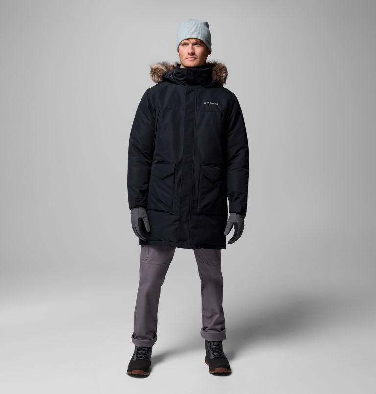 Men's Cape Ridge Waterproof Down Parka, Color: Black, image 2