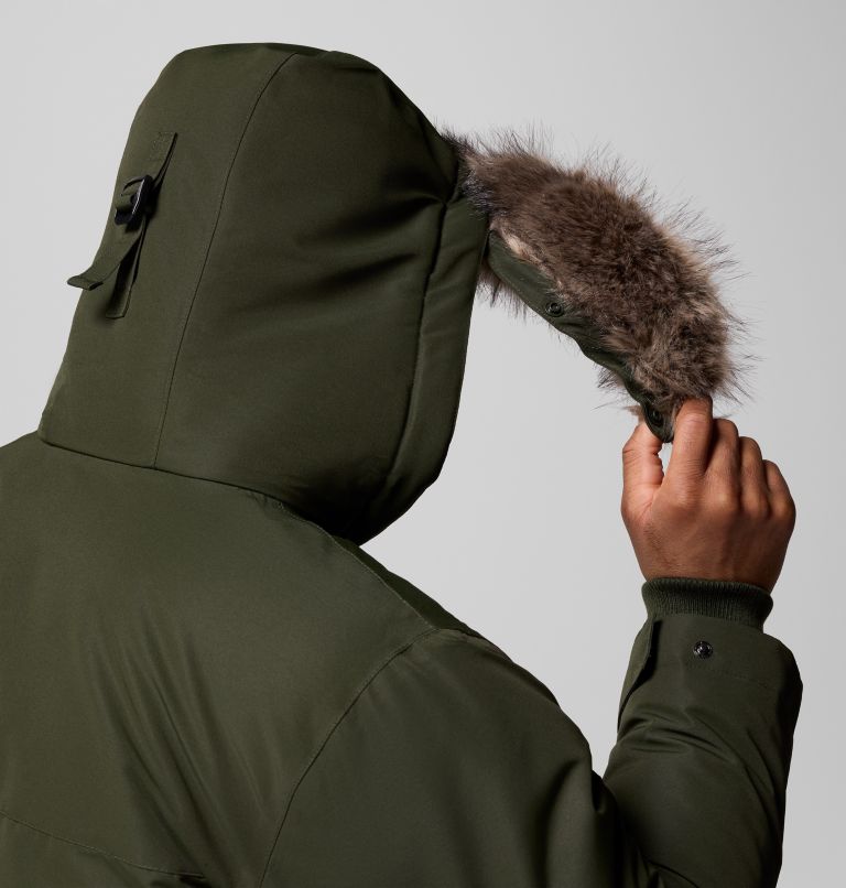 Men's Cape Ridge Waterproof Down Parka, Color: Greenscape, image 11
