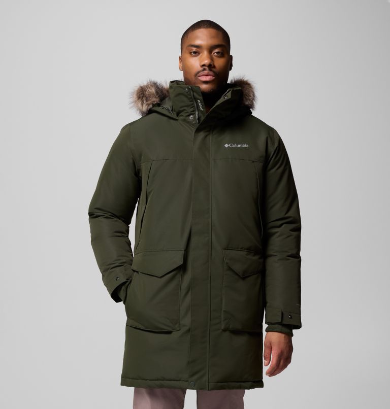 Men's Cape Ridge Waterproof Down Parka, Color: Greenscape, image 1