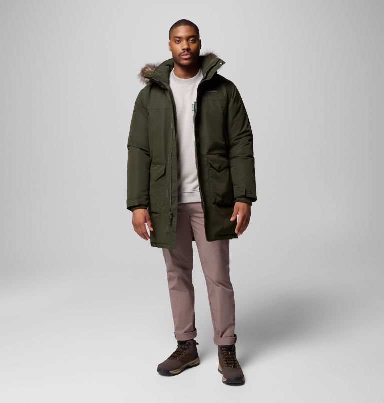 Men's Cape Ridge Waterproof Down Parka, Color: Greenscape, image 2