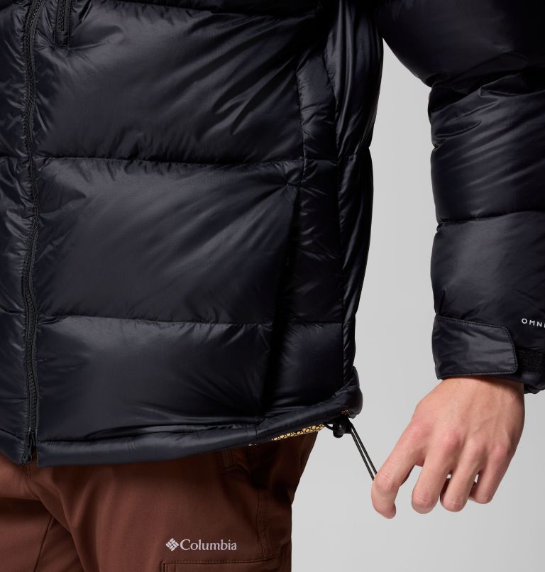 Men's Cloudview Down Hooded Jacket, Color: Black, image 8
