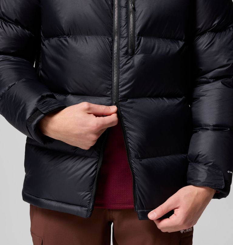 Men's Cloudview Down Hooded Jacket, Color: Black, image 9