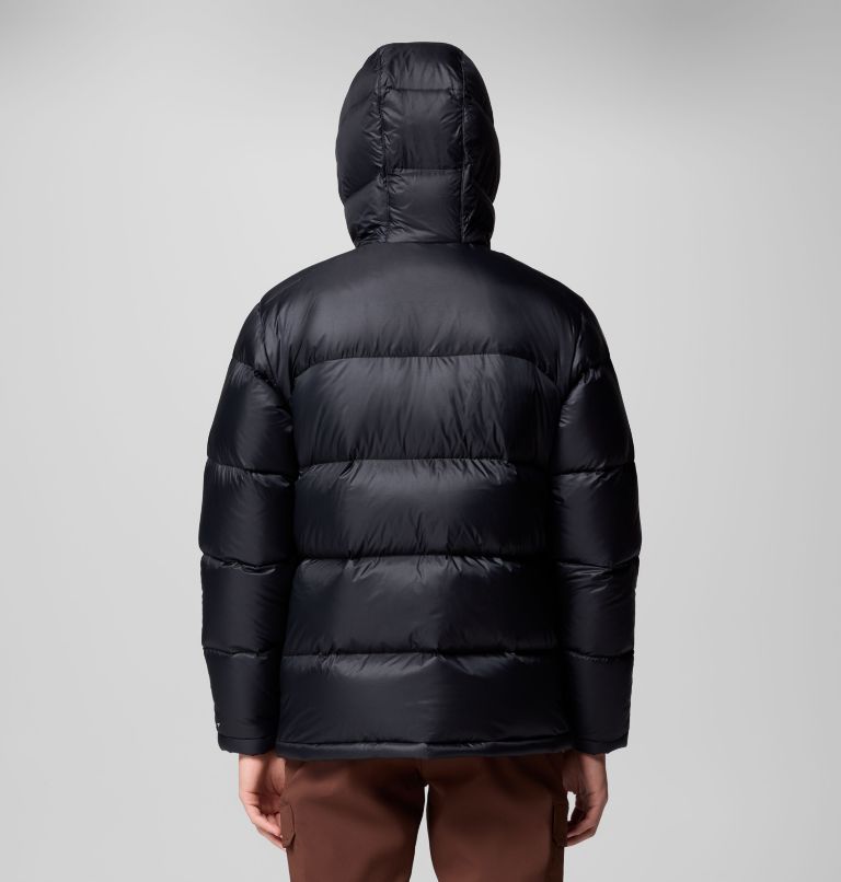 Men's Cloudview Down Hooded Jacket, Color: Black, image 3