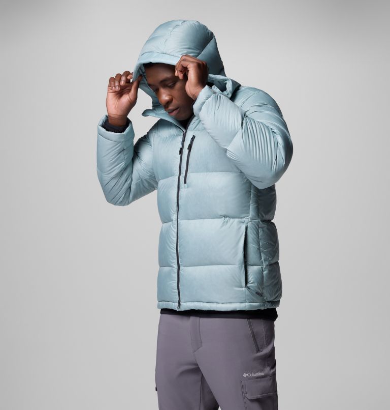Cloudview Daunen Jacke mit Kapuze für Männer, Color: Crushed Blue, image 4