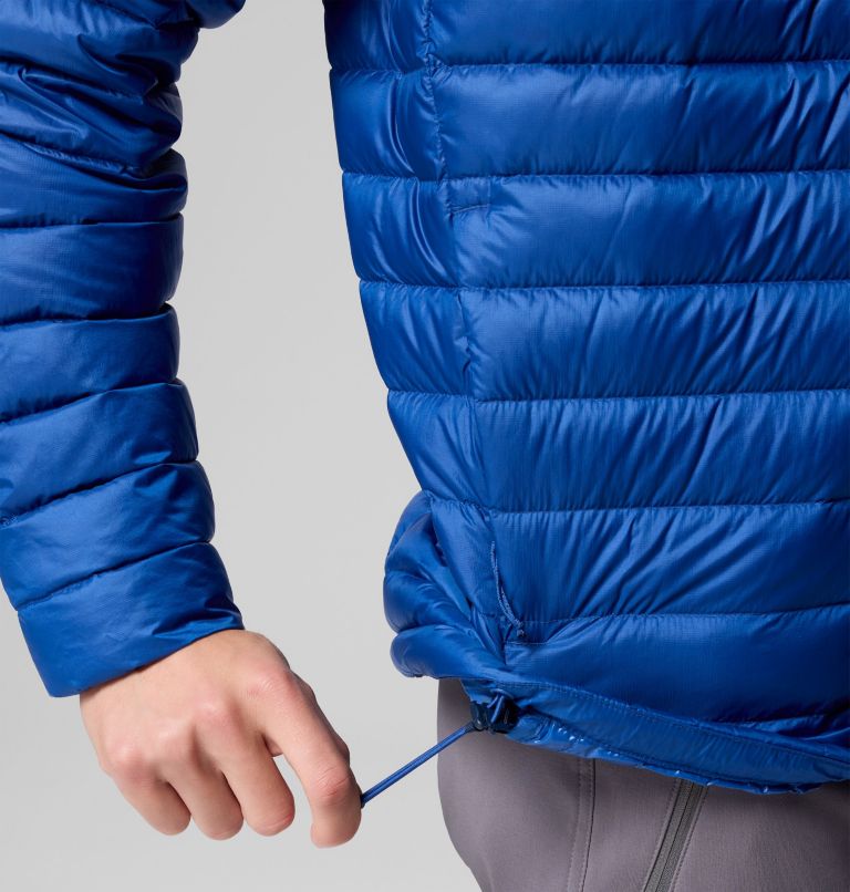Manteau à capuchon en duvet Corelite pour homme, Color: Mountain Blue, image 8