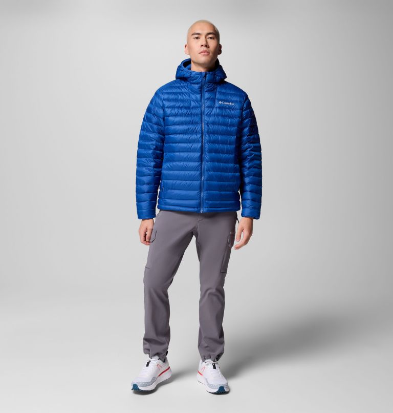 Manteau à capuchon en duvet Corelite pour homme, Color: Mountain Blue, image 10
