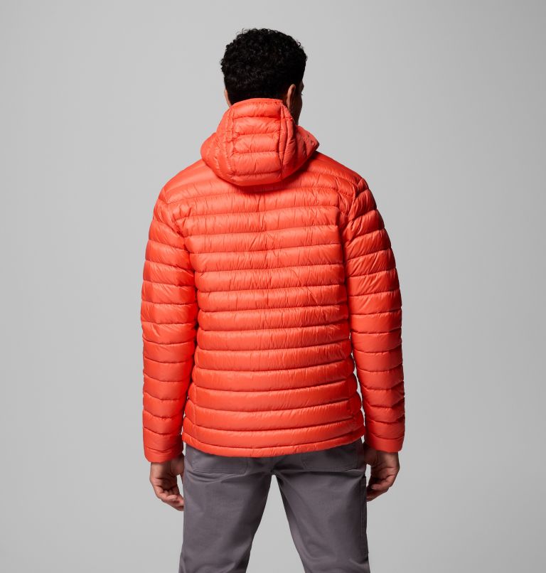 Men's Corelite Down Hooded Jacket, Color: Zing, image 3