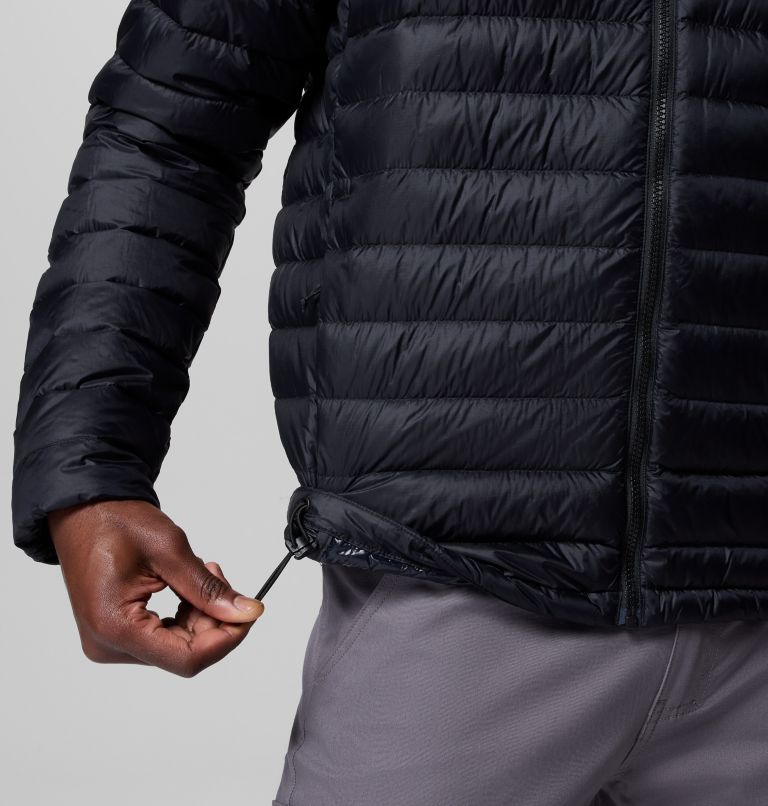 Chaqueta fácil de guardar de plumón con capucha Corelite para hombre, Color: Black, image 7