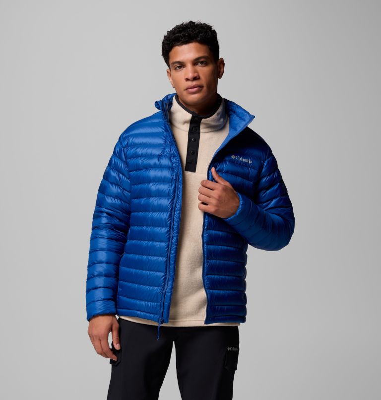 Men's Corelite Down Jacket, Color: Mountain Blue, image 5