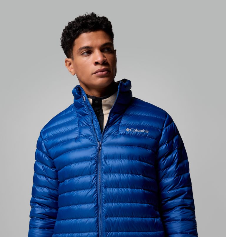 Men's Corelite Down Jacket, Color: Mountain Blue, image 9