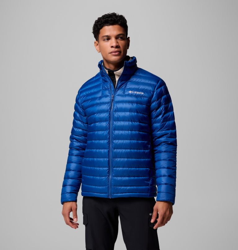 Men's Corelite Down Jacket, Color: Mountain Blue, image 1