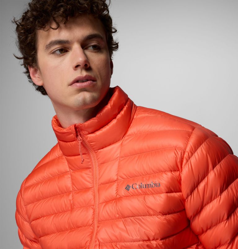 Men's Corelite Down Jacket, Color: Zing, image 6