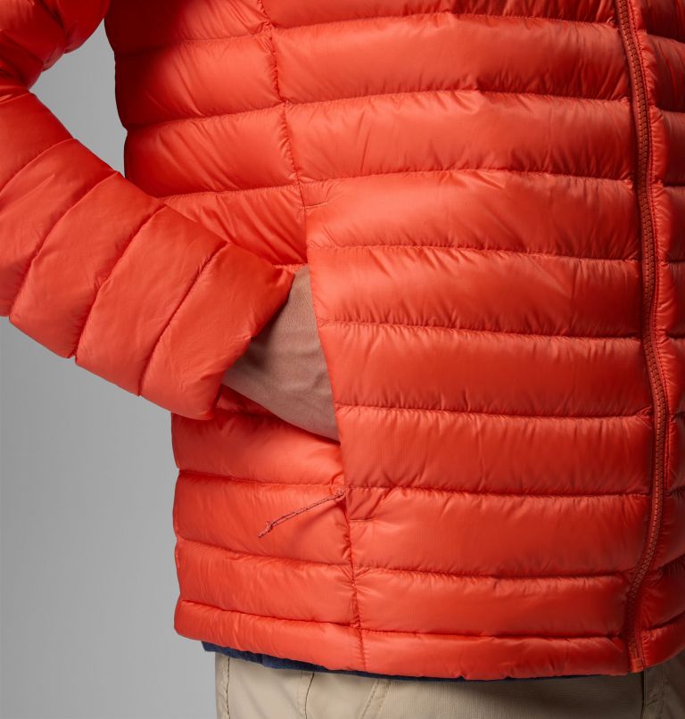 Men's Corelite Down Jacket, Color: Zing, image 7