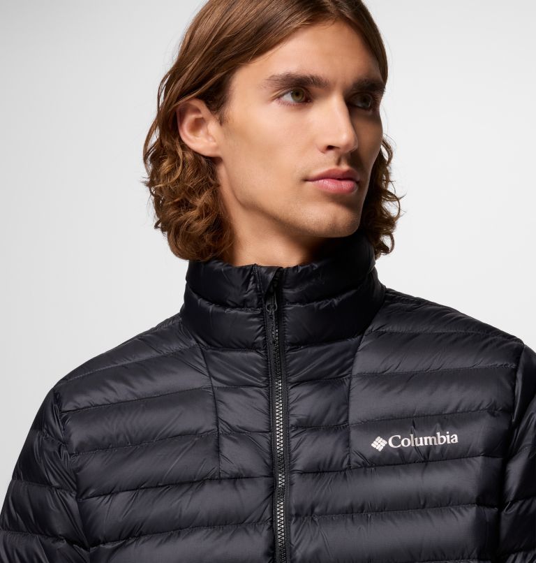 Chaqueta fácil de guardar de plumón Corelite para hombre, Color: Black, image 6