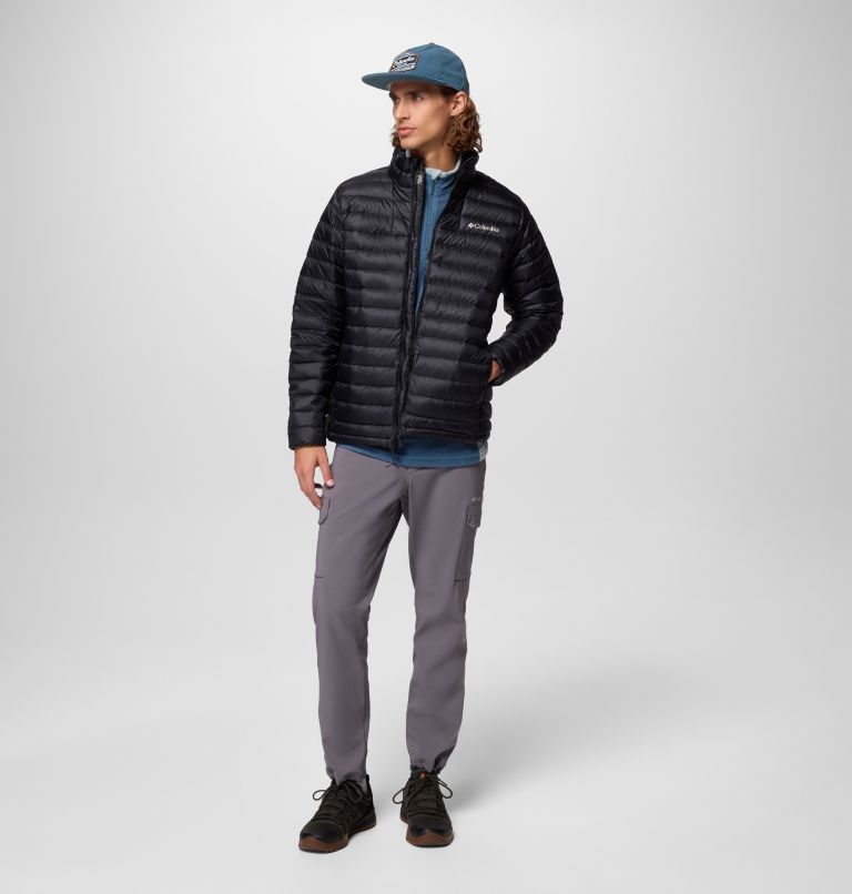 Chaqueta fácil de guardar de plumón Corelite para hombre, Color: Black, image 2