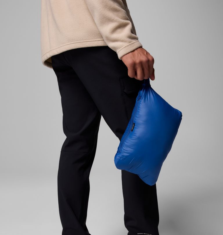 Chaqueta fácil de guardar de plumón Corelite para hombre, Color: Mountain Blue, image 7