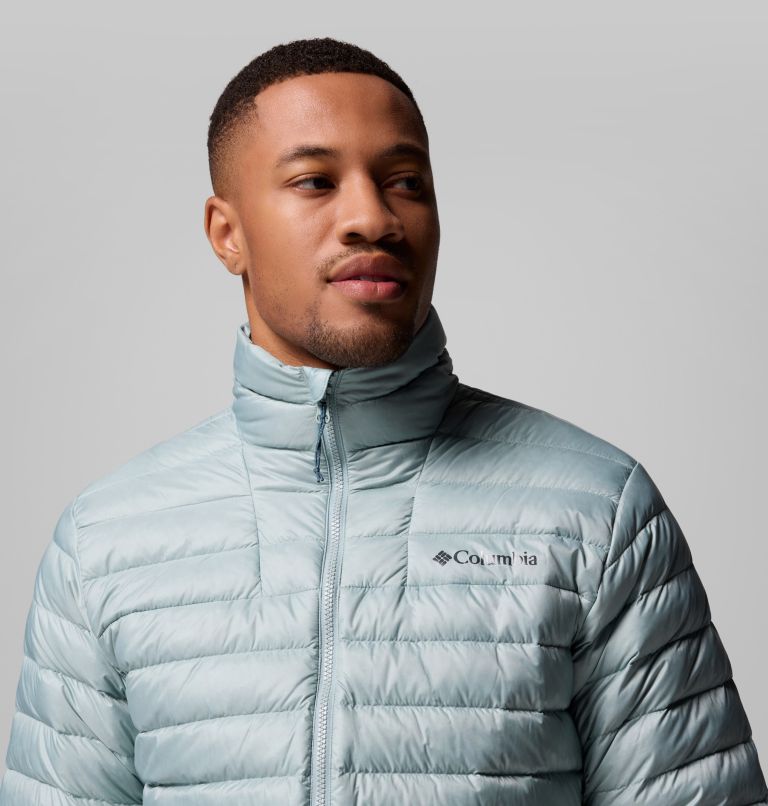 Chaqueta fácil de guardar de plumón Corelite para hombre, Color: Crushed Blue, image 6