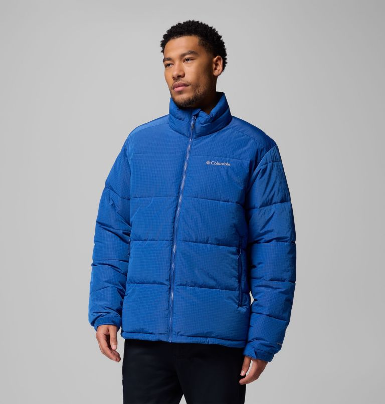 Men's Pike Lake Novelty Jacket, Color: Mountain Blue, image 4