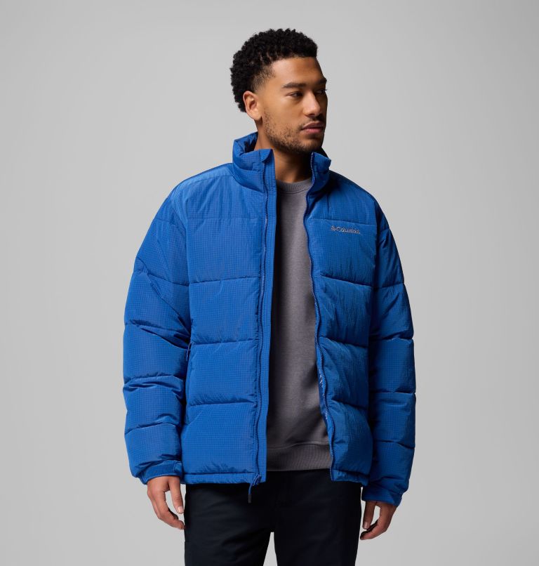 Men's Pike Lake Novelty Jacket, Color: Mountain Blue, image 5