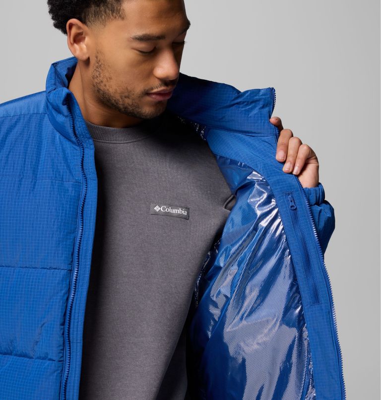 Men's Pike Lake Novelty Jacket, Color: Mountain Blue, image 7