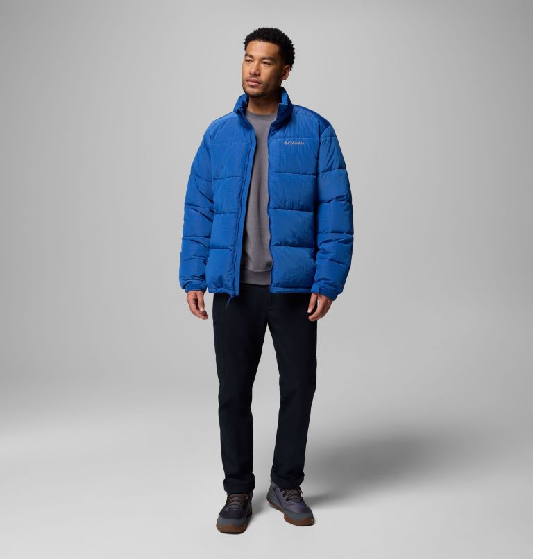 Men's Pike Lake Novelty Jacket, Color: Mountain Blue, image 2