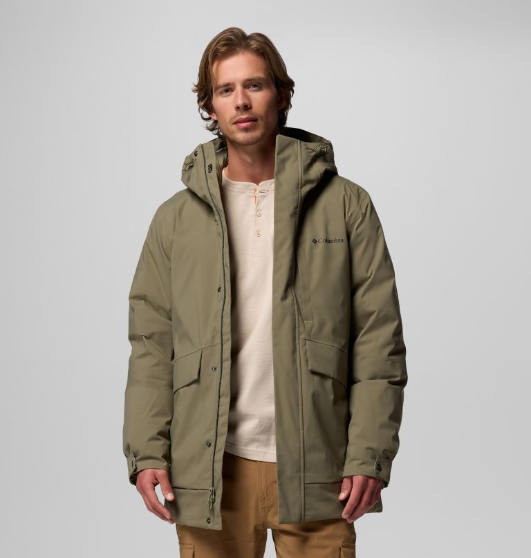 Men's Street Heights Parka, Color: Stone Green, image 5