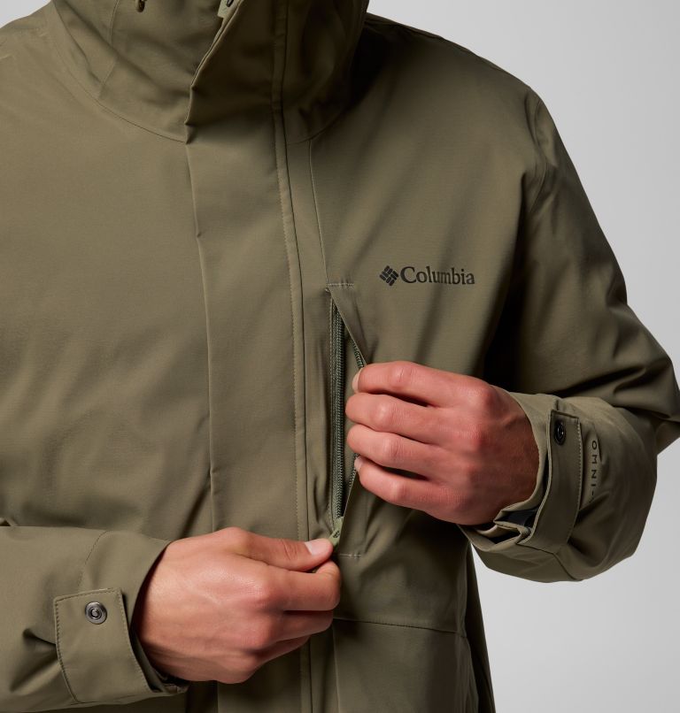 Men's Street Heights Parka, Color: Stone Green, image 6