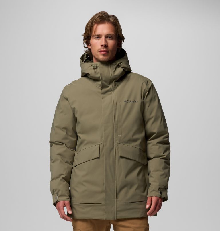 Men's Street Heights Parka, Color: Stone Green, image 1