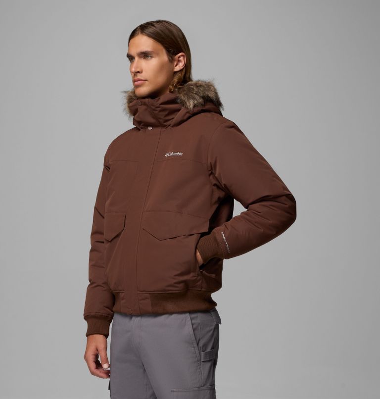 Men's Cape Ridge Waterproof Down Bomber Jacket, Color: Tobacco, image 4