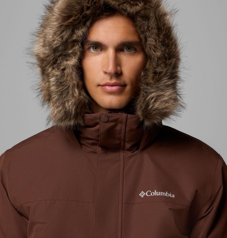 Men's Cape Ridge Waterproof Down Bomber Jacket, Color: Tobacco, image 7