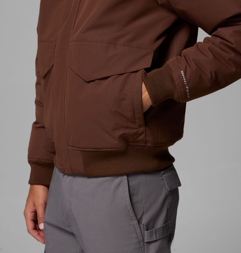 Men's Cape Ridge Waterproof Down Bomber Jacket, Color: Tobacco, image 8