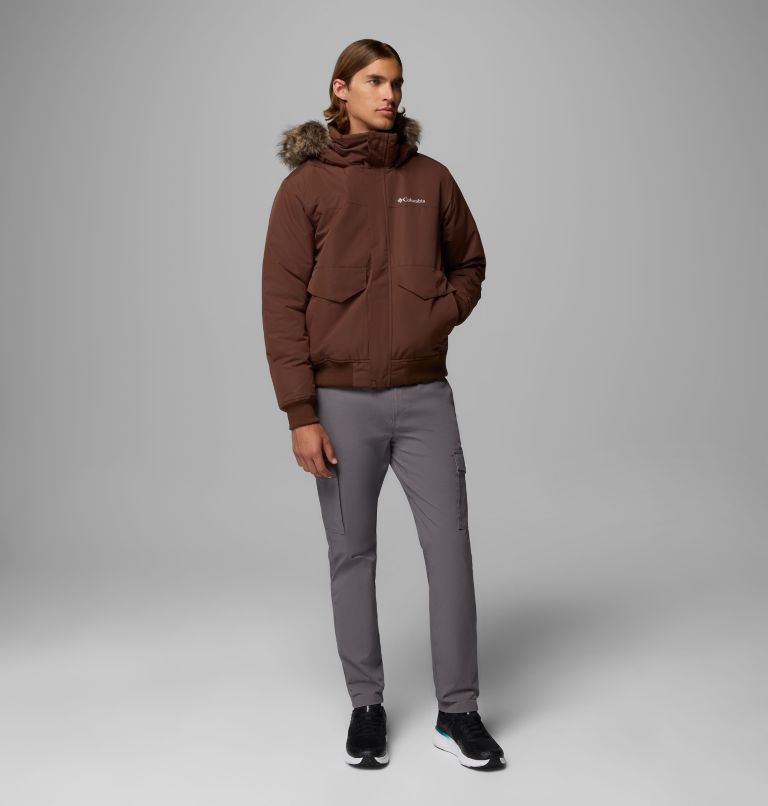 Men's Cape Ridge Waterproof Down Bomber Jacket, Color: Tobacco, image 2