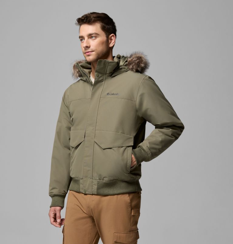 Men's Cape Ridge Bomber Jacket, Color: Stone Green, image 4